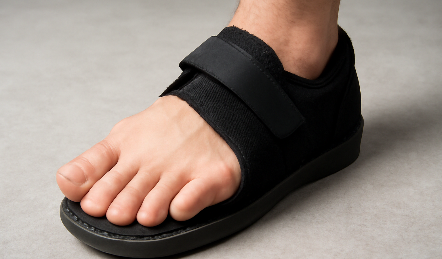 pied avec orteil dévié chaussure adaptée
