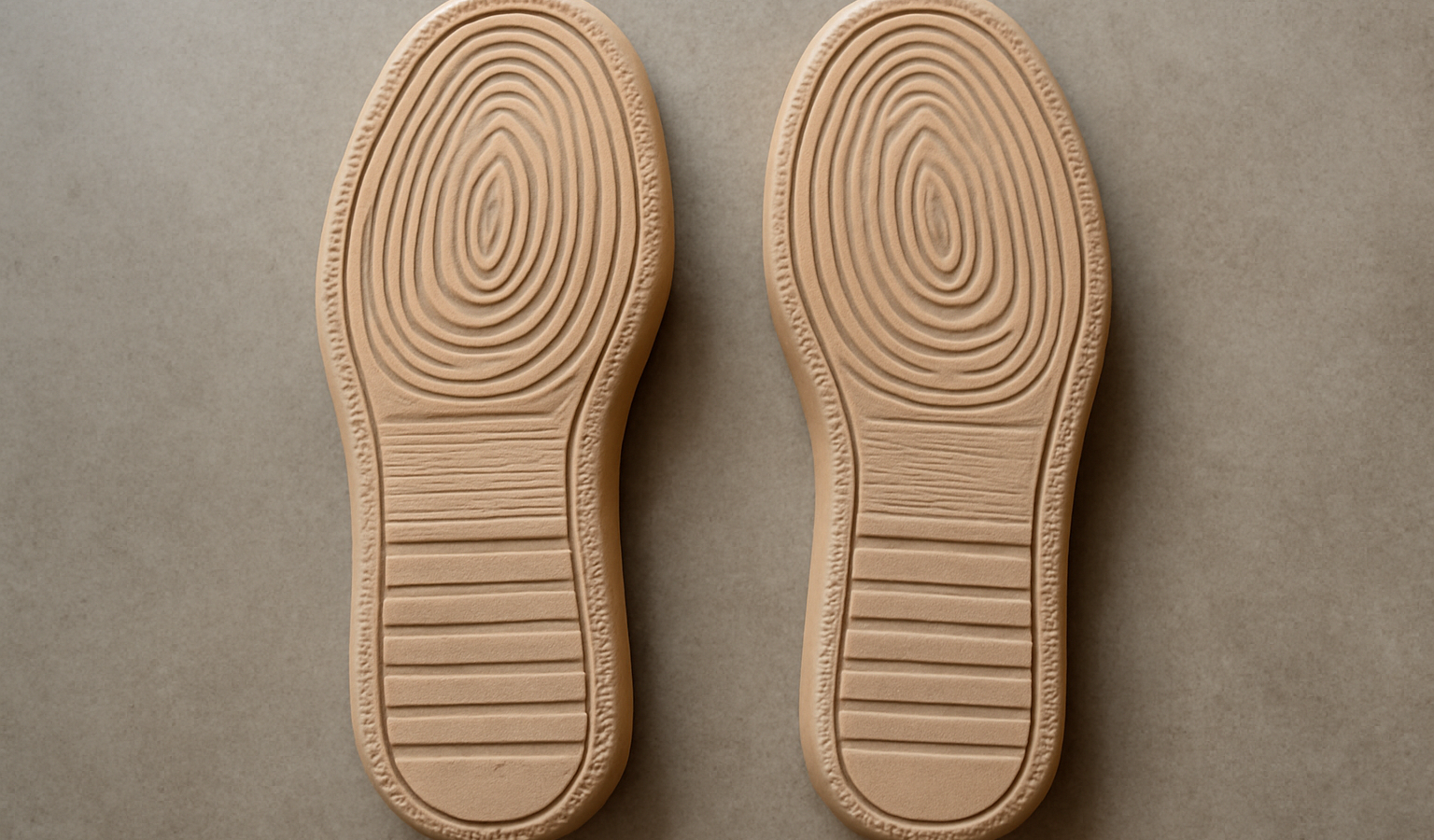 paire de semelles posées côte à côte