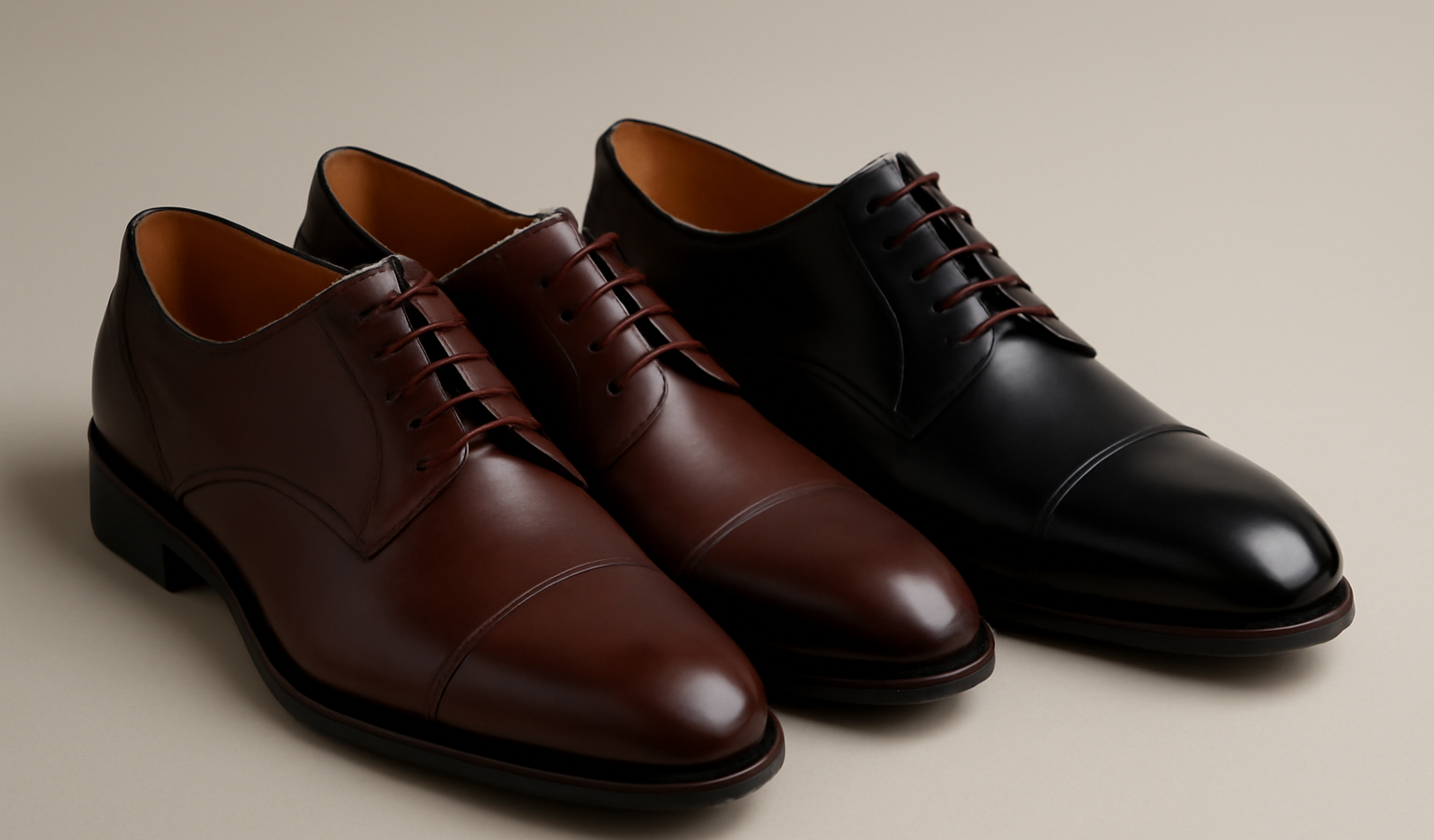 deux paires de chaussures elegantes cote a cote
