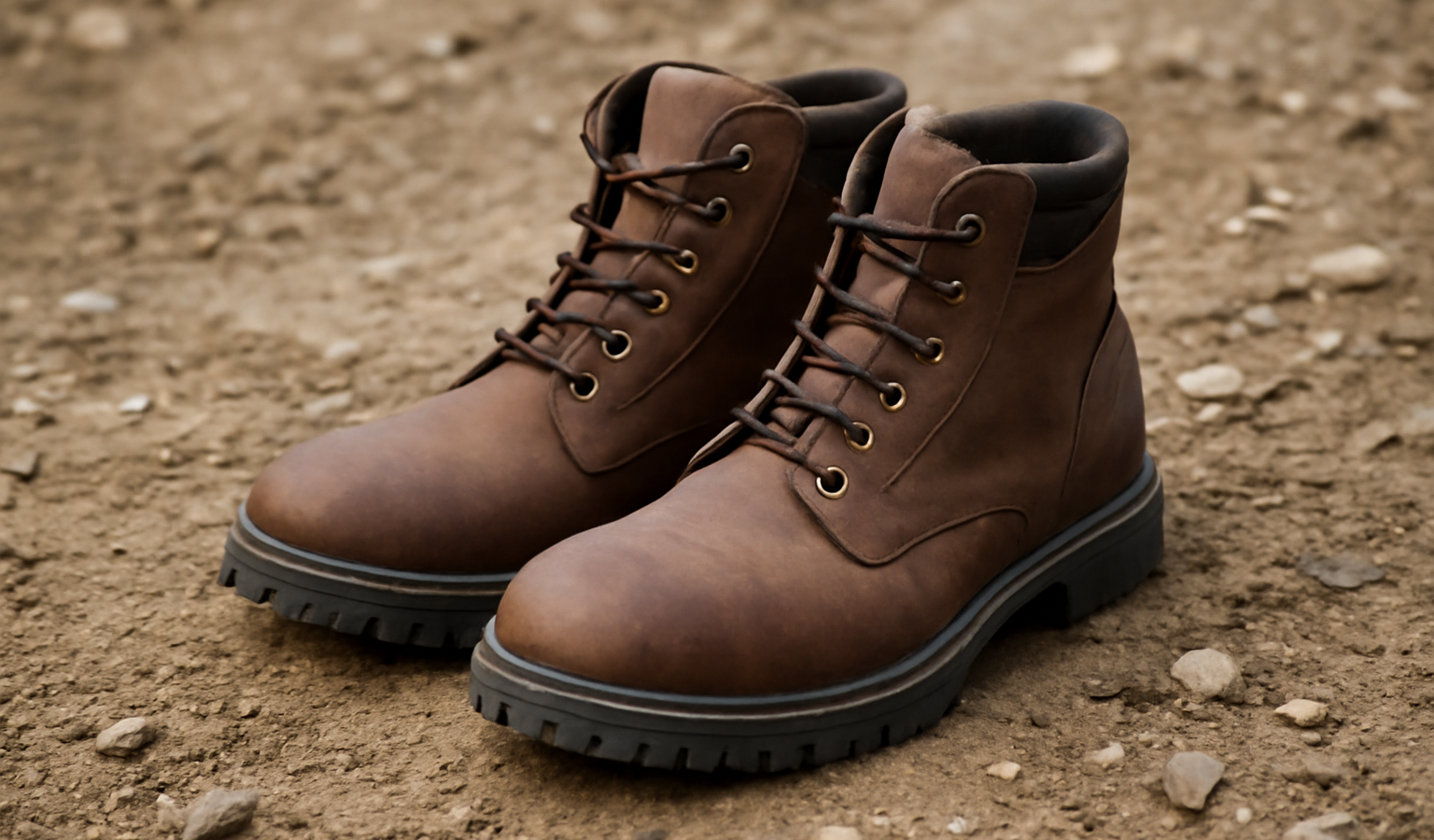 bottes polyvalentes posées sur sol mixte