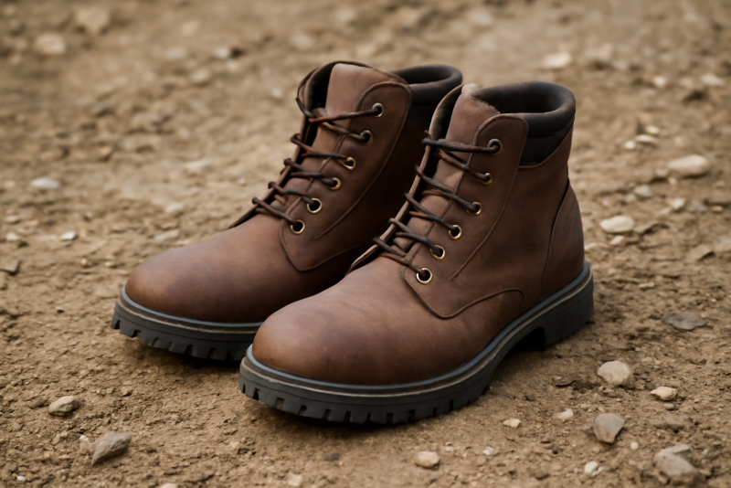 bottes polyvalentes posées sur sol mixte